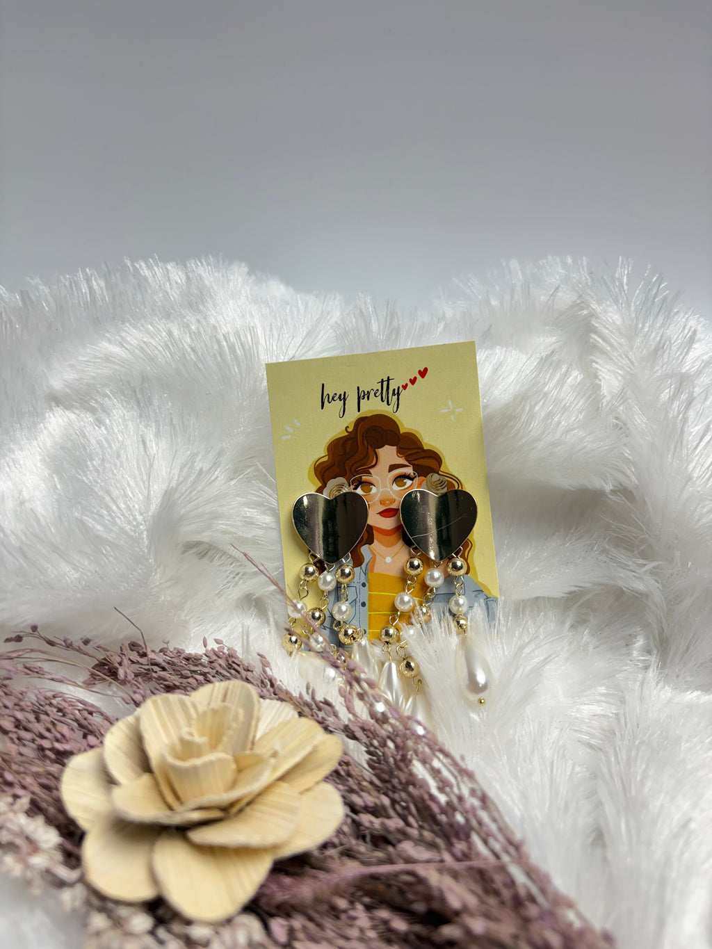 Pearl Heartfall Earrings