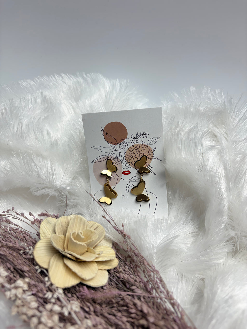 Golden Flutter Earrings