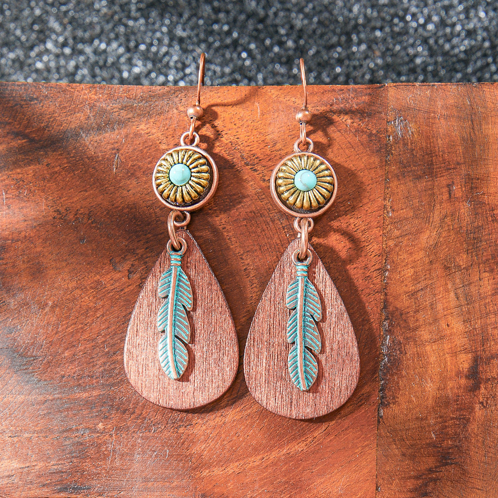 Turquoise Feather Muse