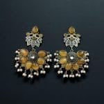 Marigold Bloom Jhumkas